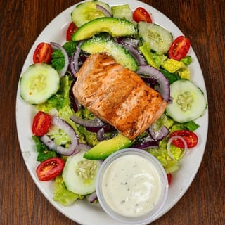 Grilled Salmon Salad