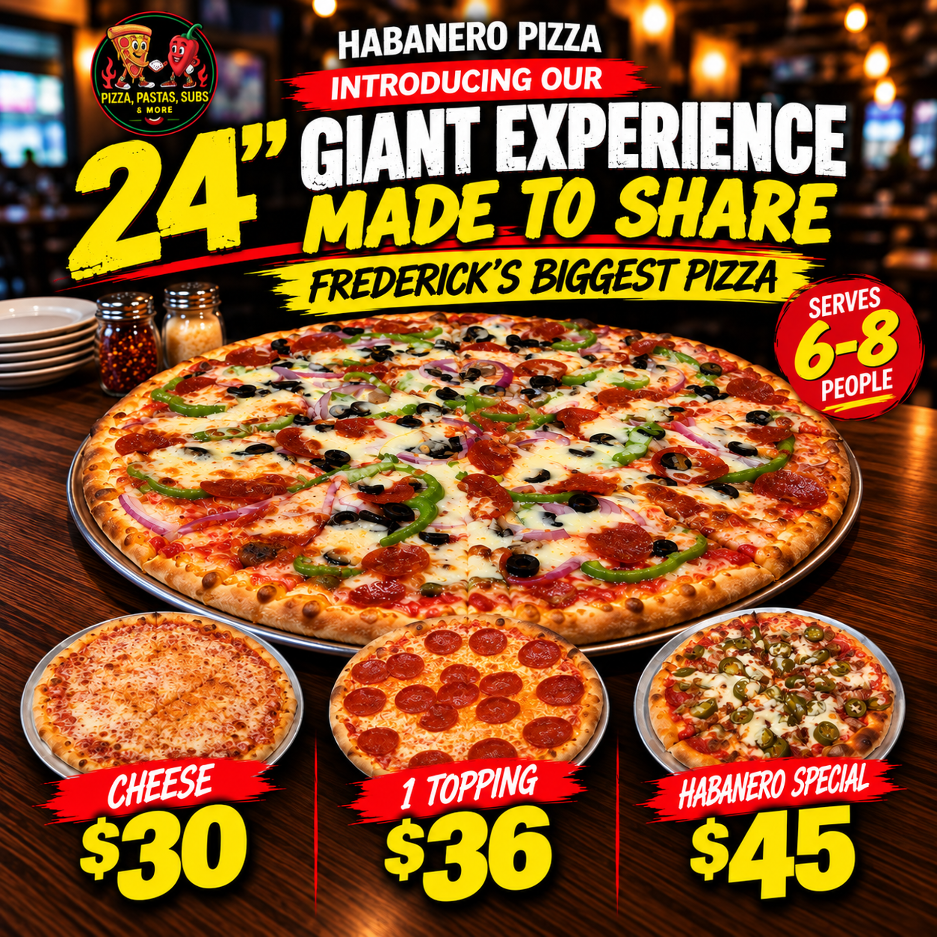 24" Giant Experience Made to Share