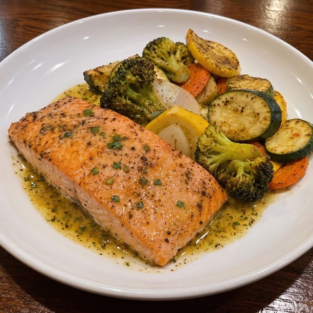Salmon Al Horno.